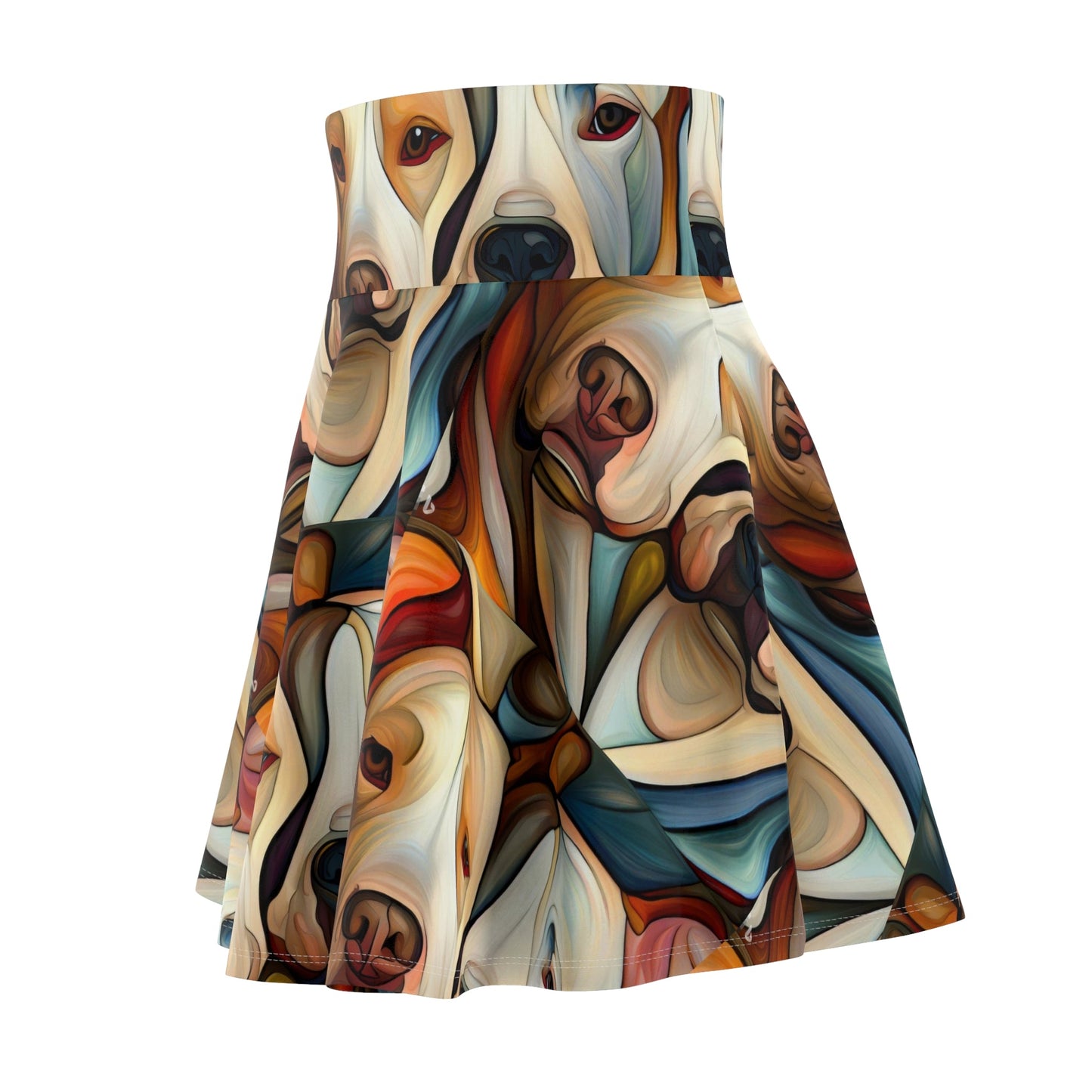 Pibbles2 Women's Skater Skirt - Dog - Inspired Fashion - Gregg Acini Adoree Designs - Skirt