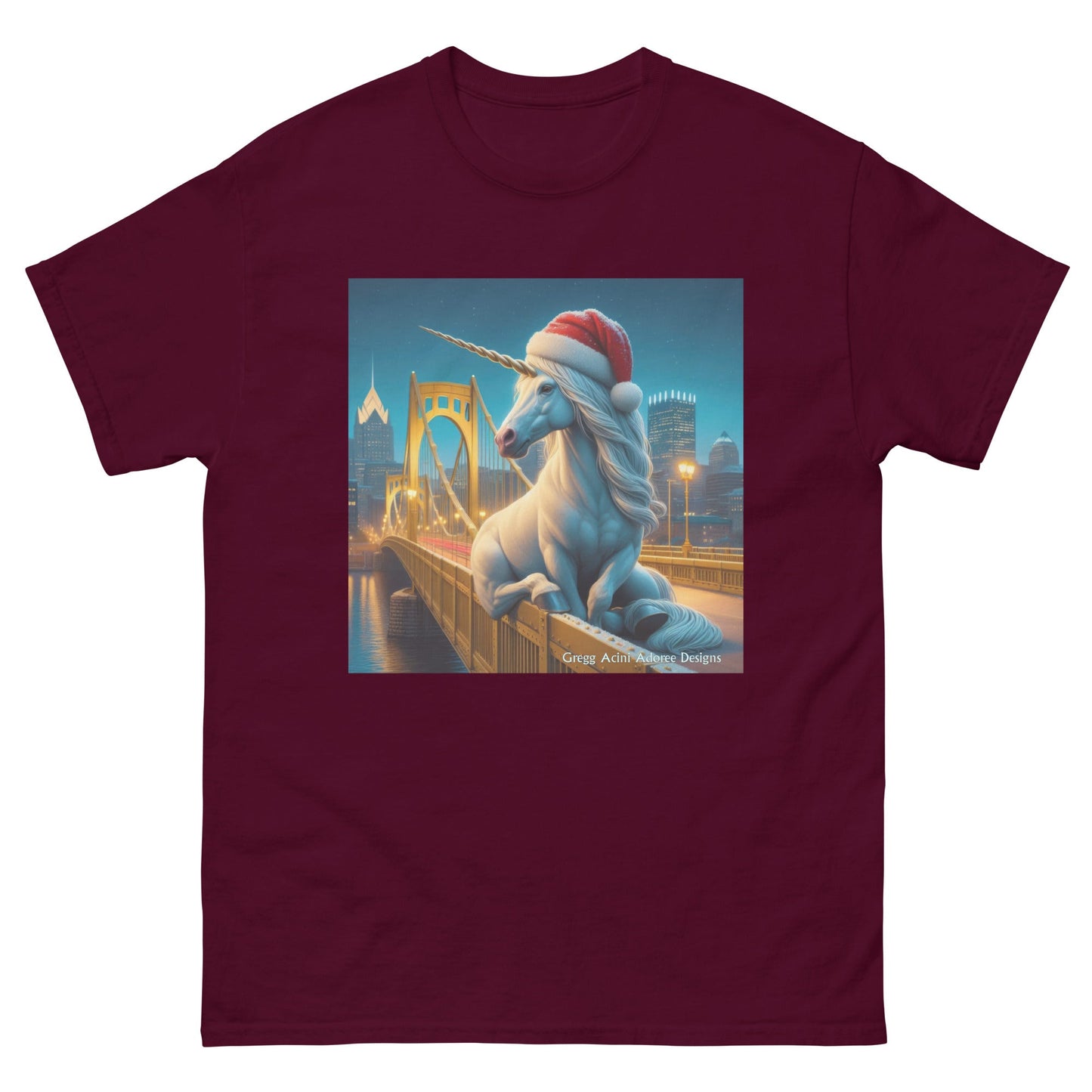 Pittsburgh December Unisex classic tee by Gregg Acini Adoree Designs - Gregg Acini Adoree Designs - Tee Shirt