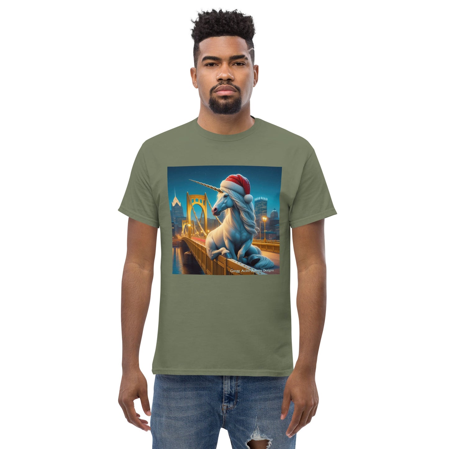 Pittsburgh December Unisex classic tee by Gregg Acini Adoree Designs - Gregg Acini Adoree Designs - Tee Shirt