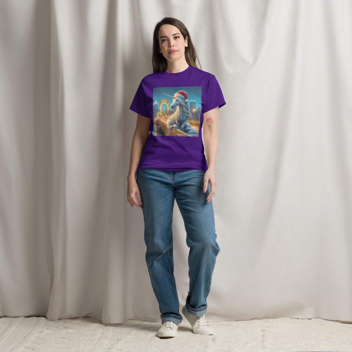 Pittsburgh December Unisex classic tee by Gregg Acini Adoree Designs - Gregg Acini Adoree Designs - Tee Shirt