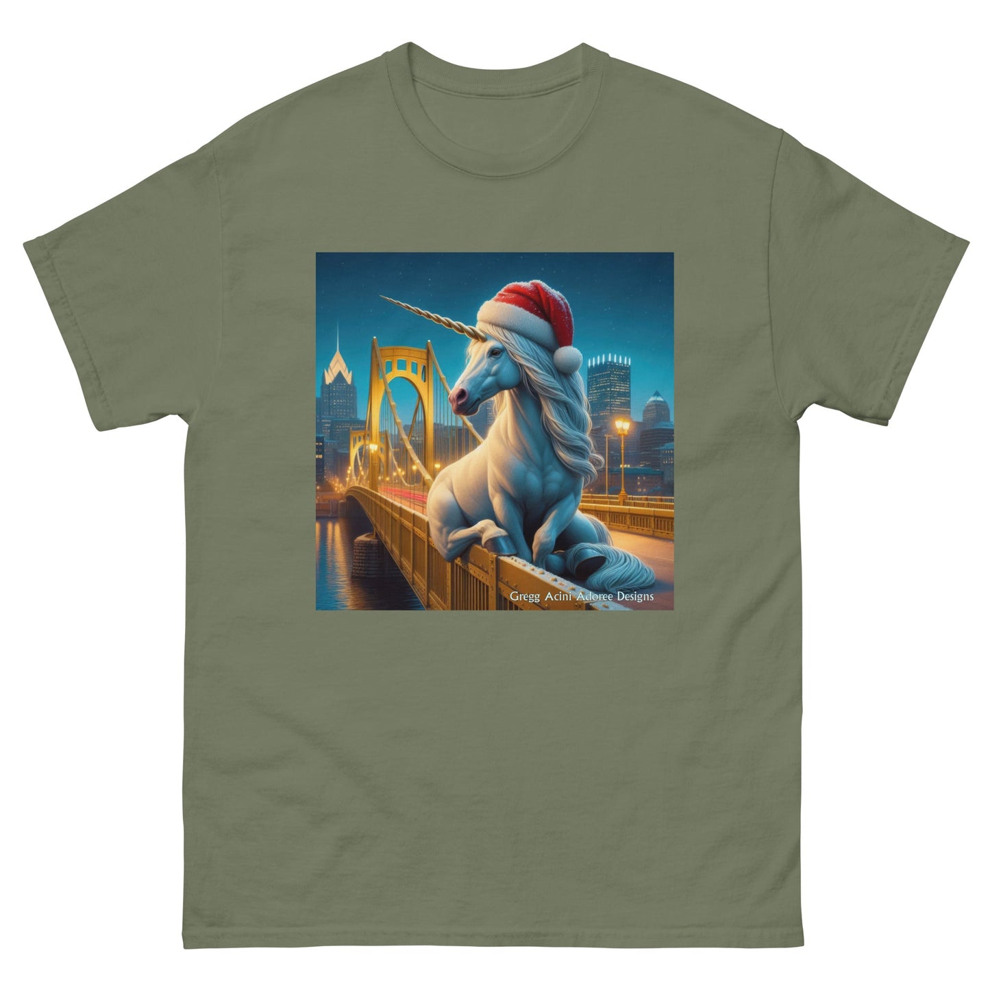 Pittsburgh December Unisex classic tee by Gregg Acini Adoree Designs - Gregg Acini Adoree Designs - Tee Shirt