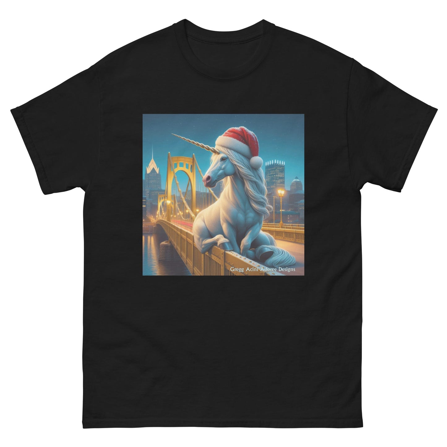 Pittsburgh December Unisex classic tee by Gregg Acini Adoree Designs - Gregg Acini Adoree Designs - Tee Shirt