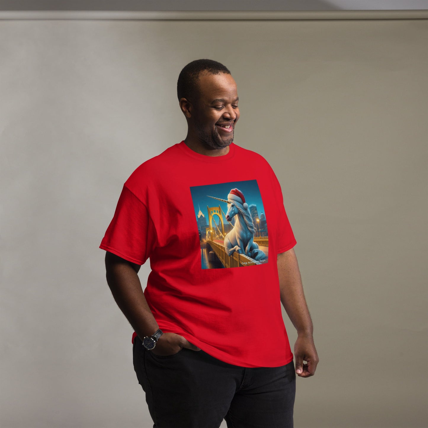 Pittsburgh December Unisex classic tee by Gregg Acini Adoree Designs - Gregg Acini Adoree Designs - Tee Shirt