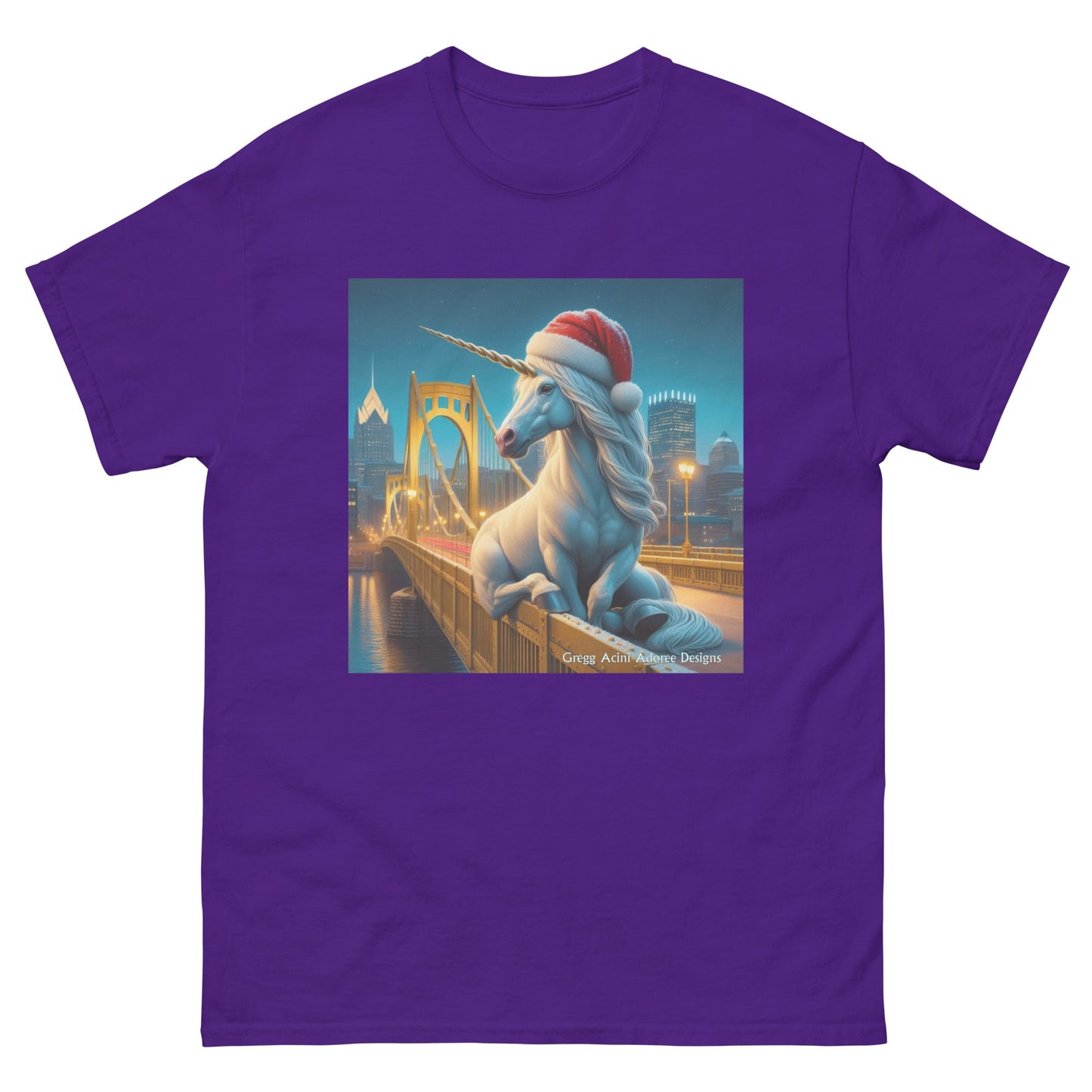 Pittsburgh December Unisex classic tee by Gregg Acini Adoree Designs - Gregg Acini Adoree Designs - Tee Shirt