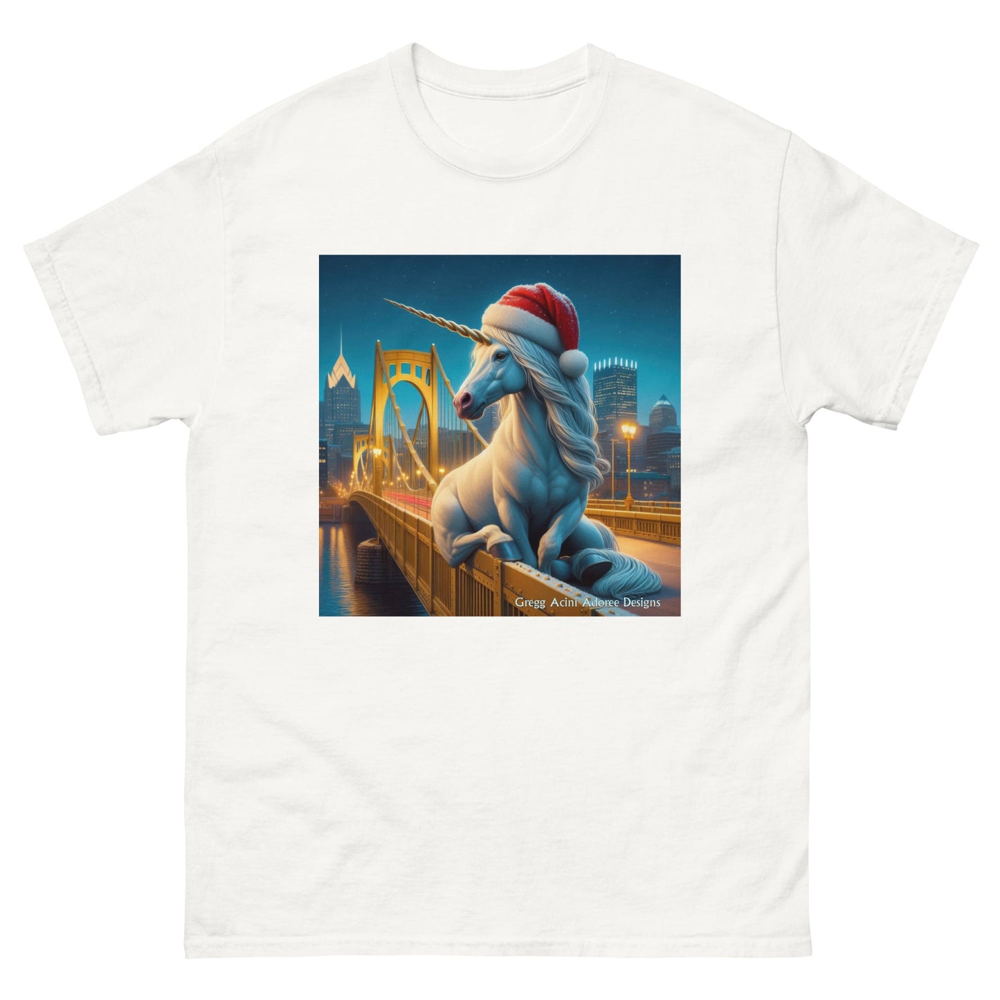 Pittsburgh December Unisex classic tee by Gregg Acini Adoree Designs - Gregg Acini Adoree Designs - Tee Shirt