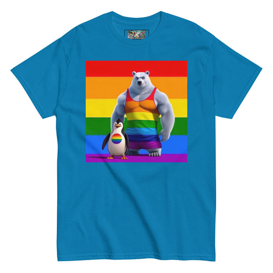 Proud Bear and Penguin Unisex classic tee - Gregg Acini Adoree Designs - T-Shirt