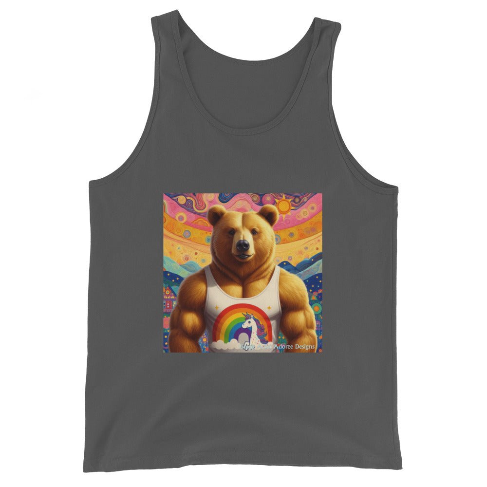 Proud Bear2 Men's Tank Top by Gregg Acini Adoree Designs - Gregg Acini Adoree Designs - Tank Top