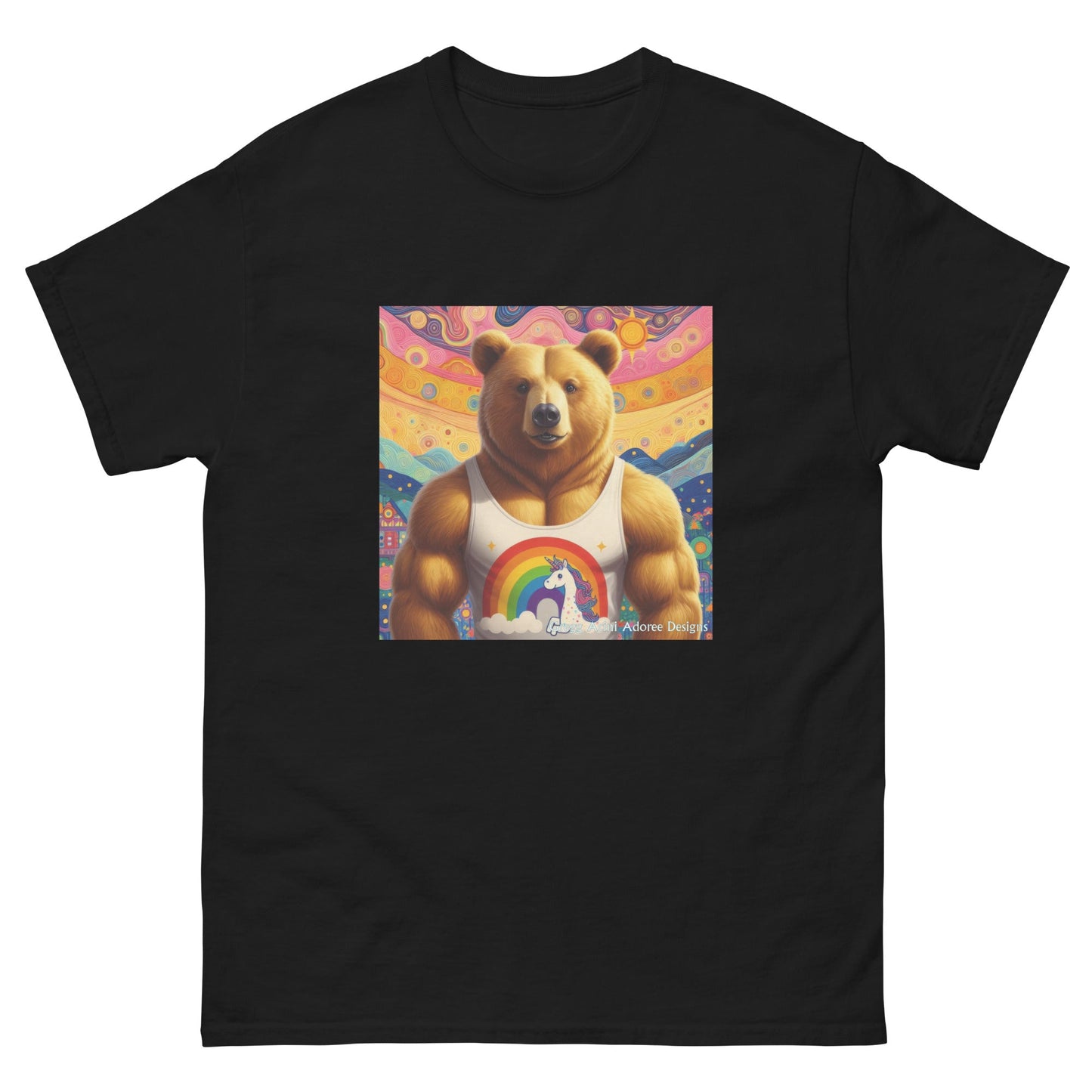 Proud Bear2 Unisex classic tee by Gregg Acini Adoree Designs - Gregg Acini Adoree Designs - Tee Shirt