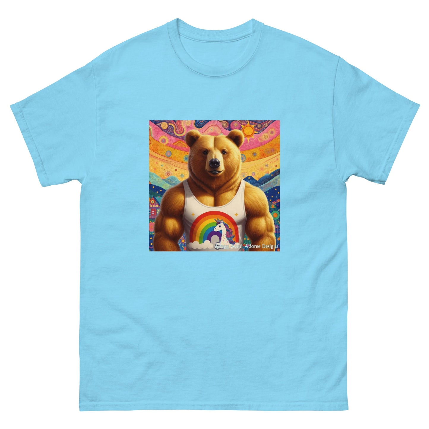Proud Bear2 Unisex classic tee by Gregg Acini Adoree Designs - Gregg Acini Adoree Designs - Tee Shirt