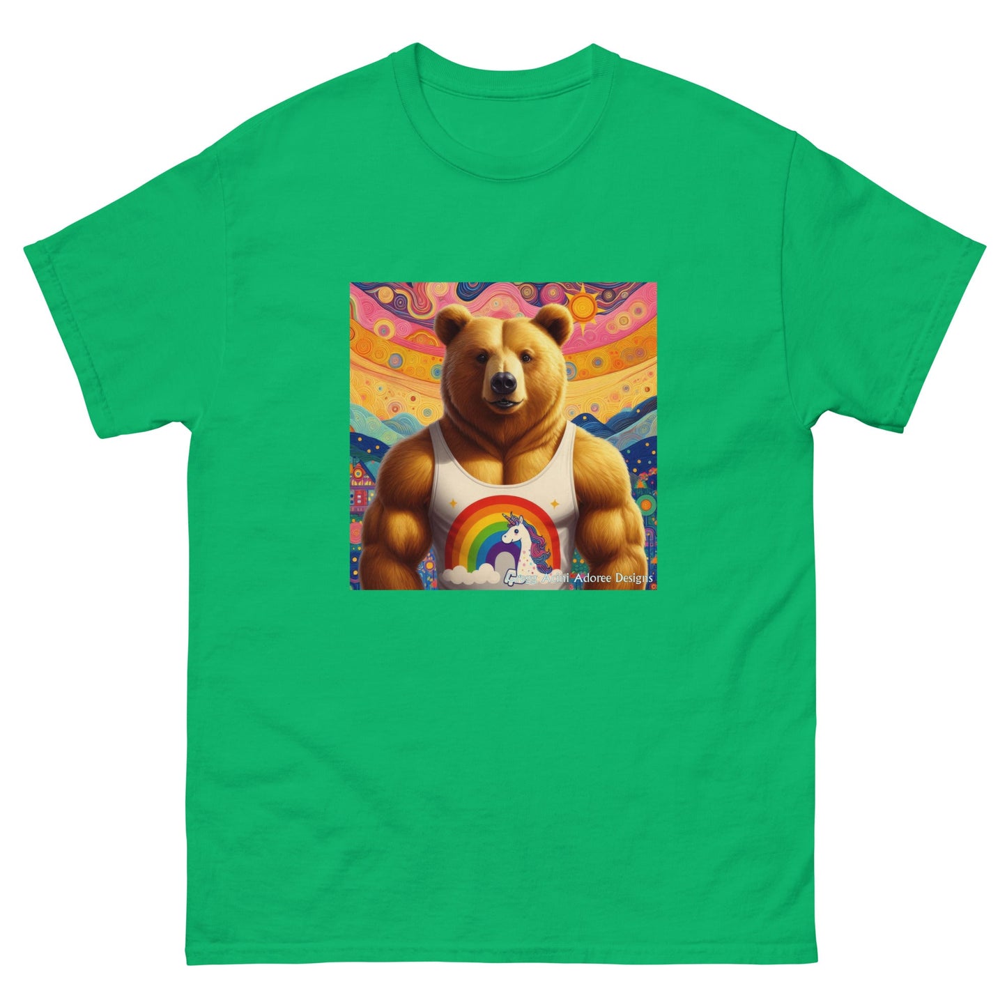 Proud Bear2 Unisex classic tee by Gregg Acini Adoree Designs - Gregg Acini Adoree Designs - Tee Shirt