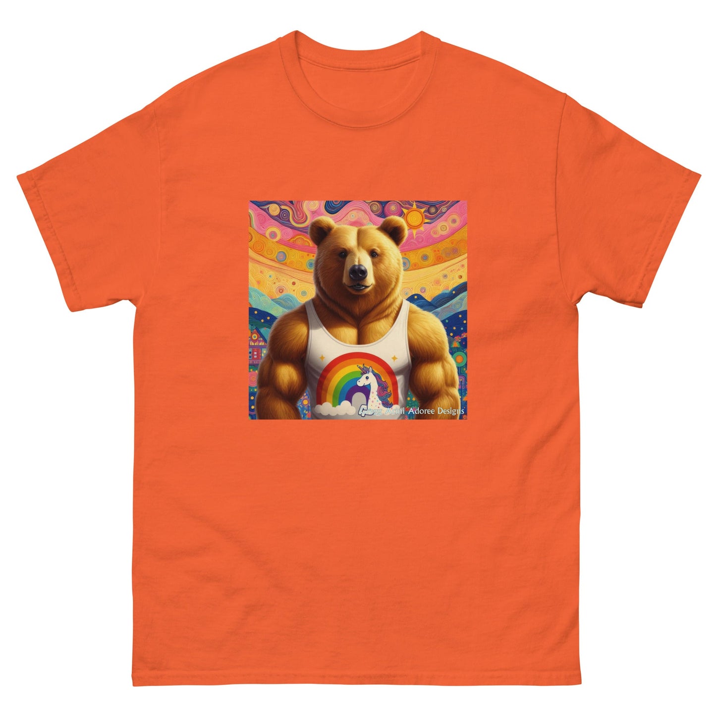 Proud Bear2 Unisex classic tee by Gregg Acini Adoree Designs - Gregg Acini Adoree Designs - Tee Shirt