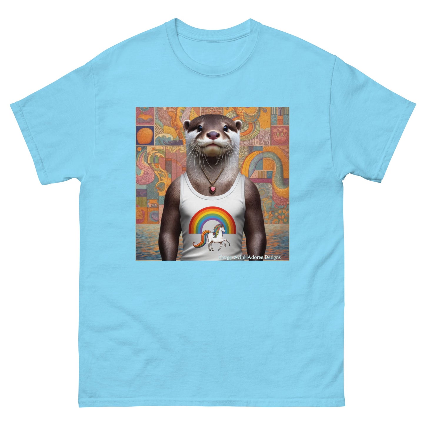 Proud Otter Unisex classic tee - Gregg Acini Adoree Designs - Tee Shirt