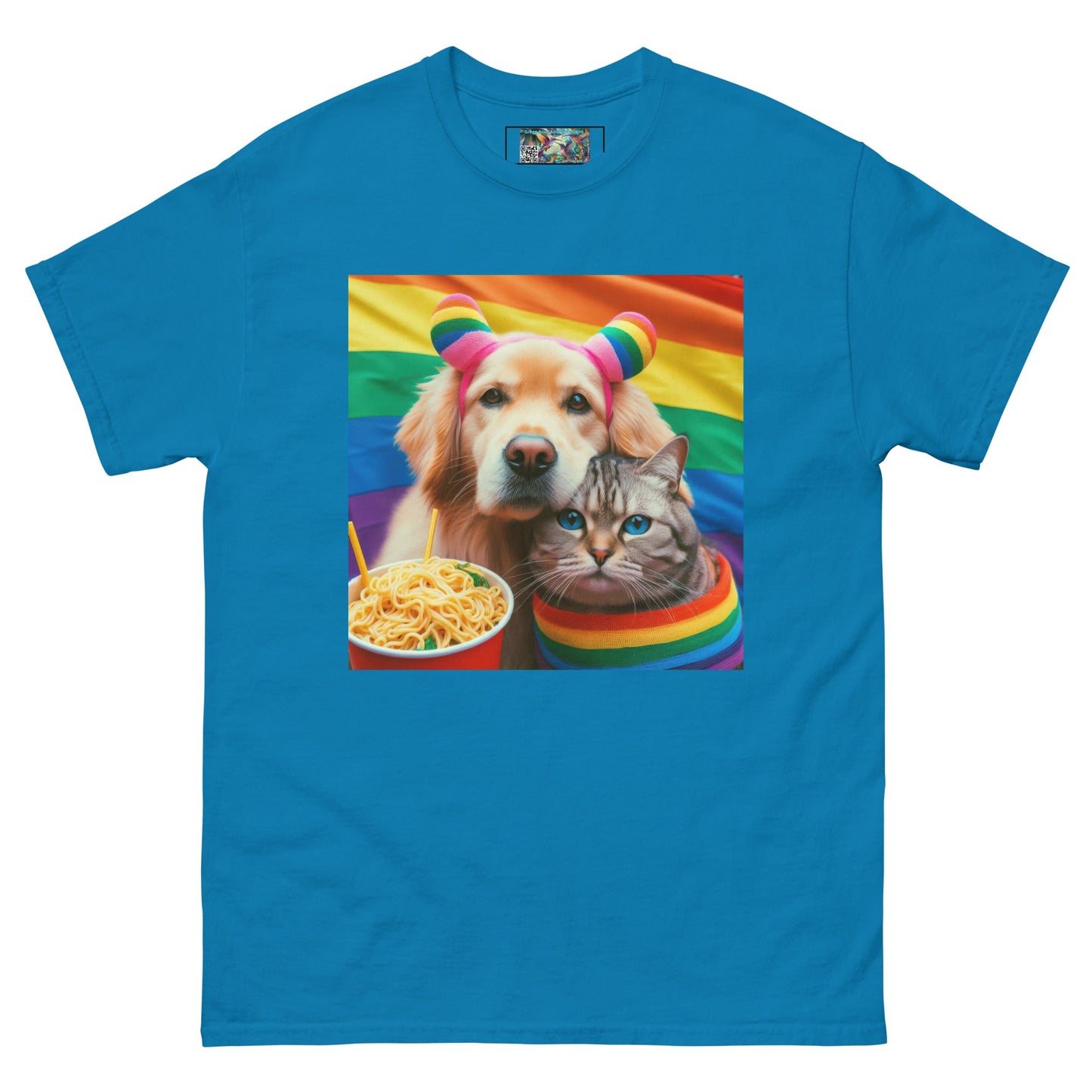 Proud Pet Allies with Noodles Unisex classic tee - Gregg Acini Adoree Designs - T-Shirt