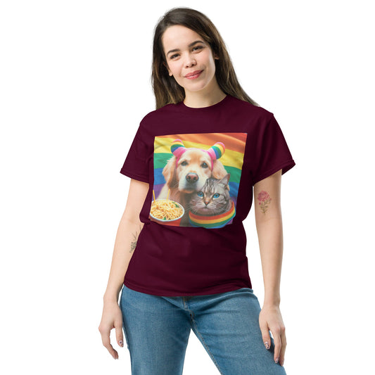 Proud Pet Allies with Noodles Unisex classic tee - Gregg Acini Adoree Designs - T-Shirt