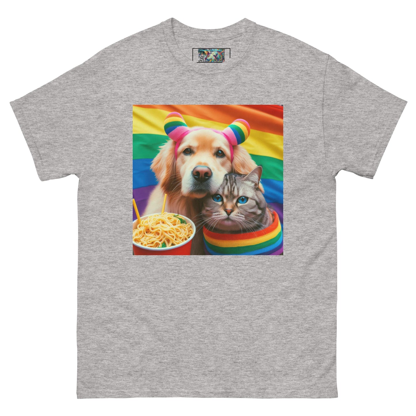 Proud Pet Allies with Noodles Unisex classic tee - Gregg Acini Adoree Designs - T-Shirt