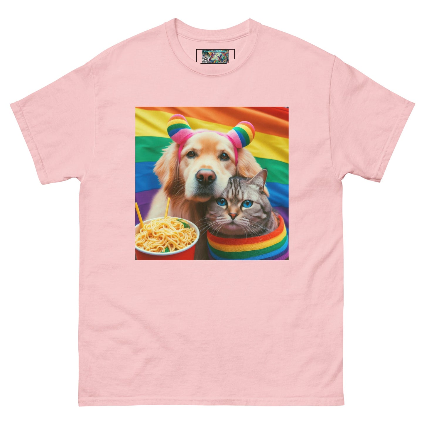 Proud Pet Allies with Noodles Unisex classic tee - Gregg Acini Adoree Designs - T-Shirt
