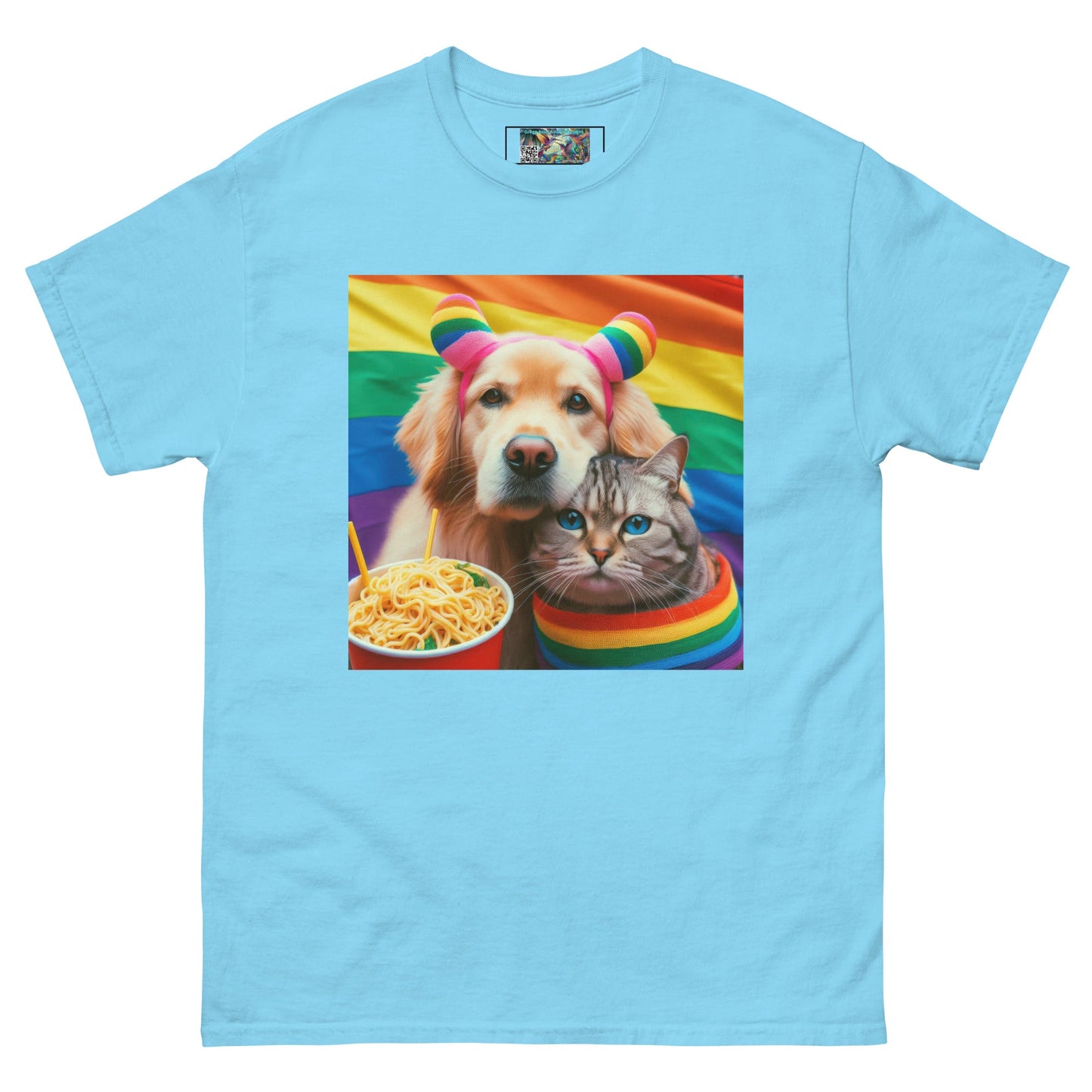 Proud Pet Allies with Noodles Unisex classic tee - Gregg Acini Adoree Designs - T-Shirt