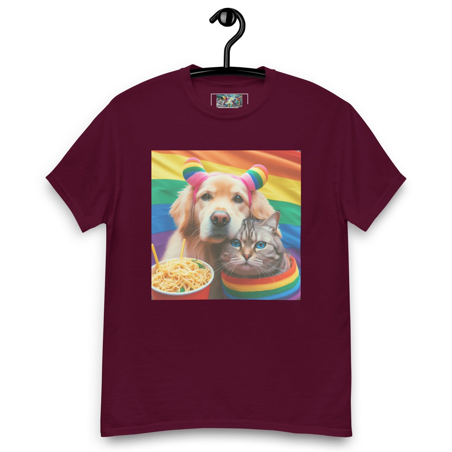 Proud Pet Allies with Noodles Unisex classic tee - Gregg Acini Adoree Designs - T-Shirt