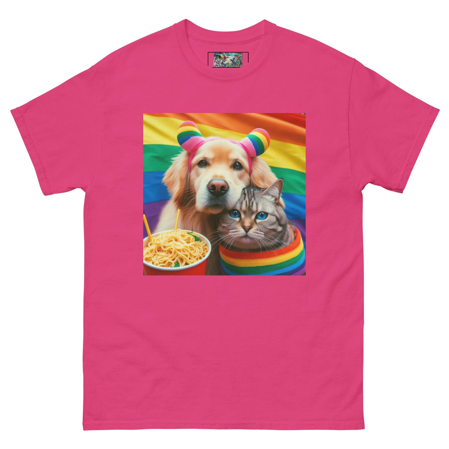 Proud Pet Allies with Noodles Unisex classic tee - Gregg Acini Adoree Designs - T-Shirt