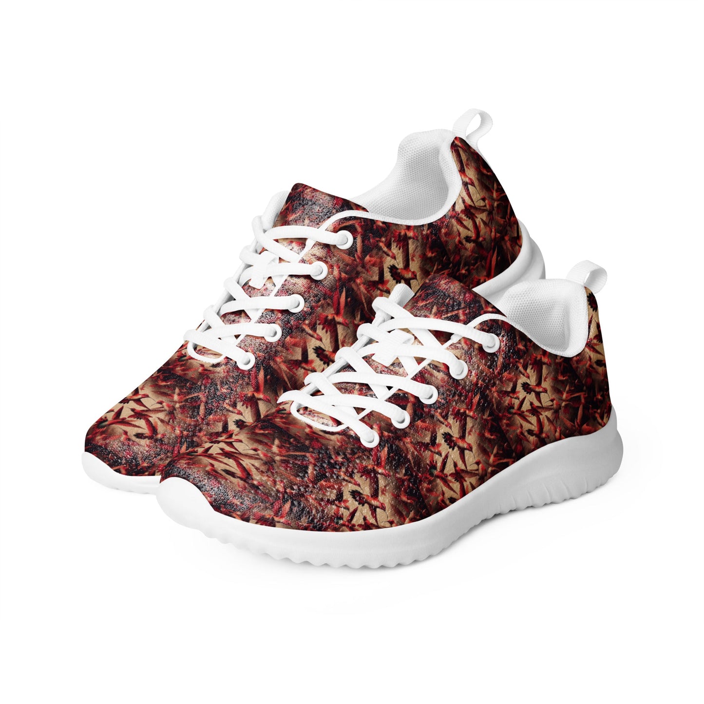 Red Hummingbirds Men’s athletic shoes by Gregg Acini Adoree Designs - Gregg Acini Adoree Designs - Shoes