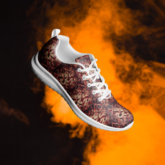 Red Hummingbirds Men’s athletic shoes by Gregg Acini Adoree Designs - Gregg Acini Adoree Designs - Shoes