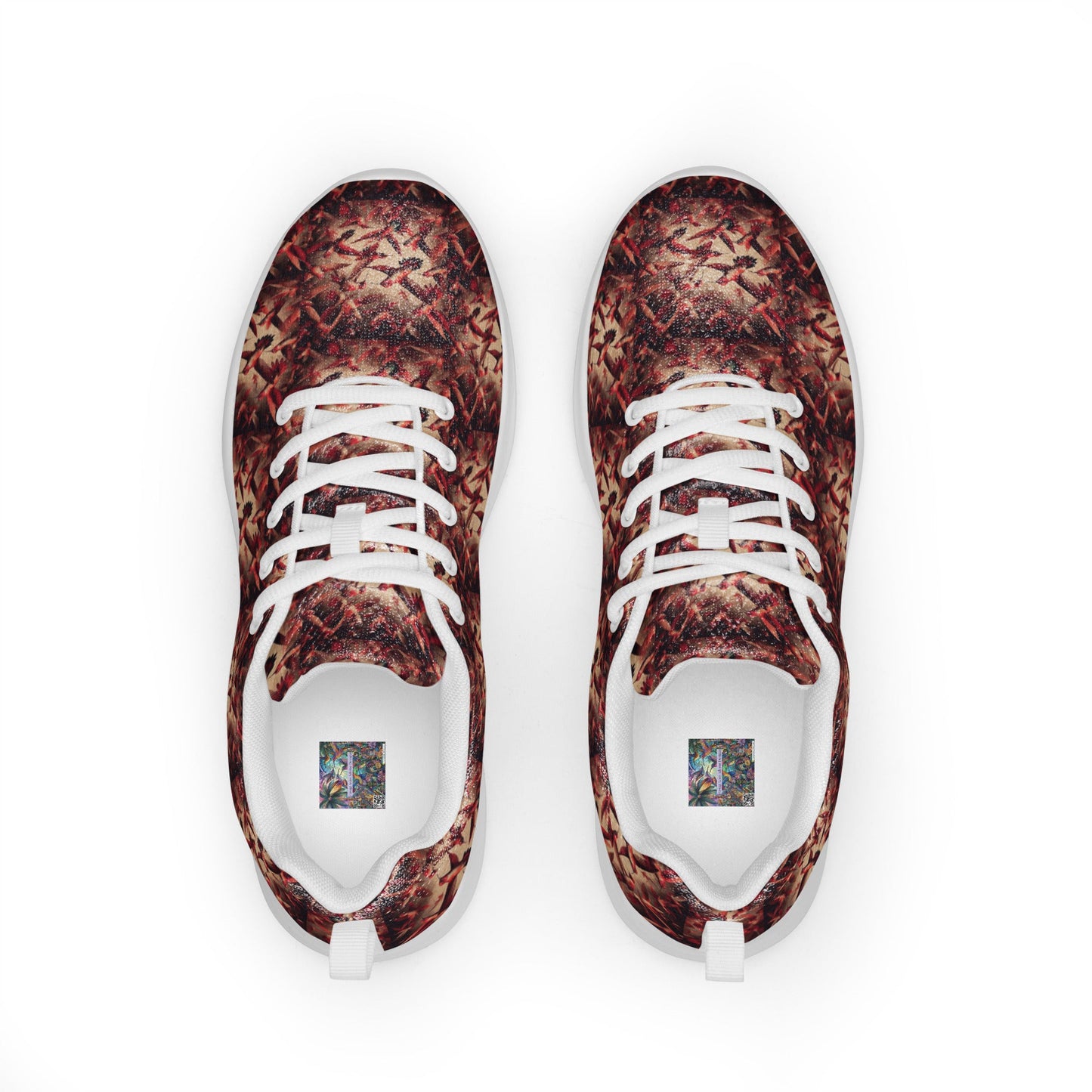 Red Hummingbirds Men’s athletic shoes by Gregg Acini Adoree Designs - Gregg Acini Adoree Designs - Shoes