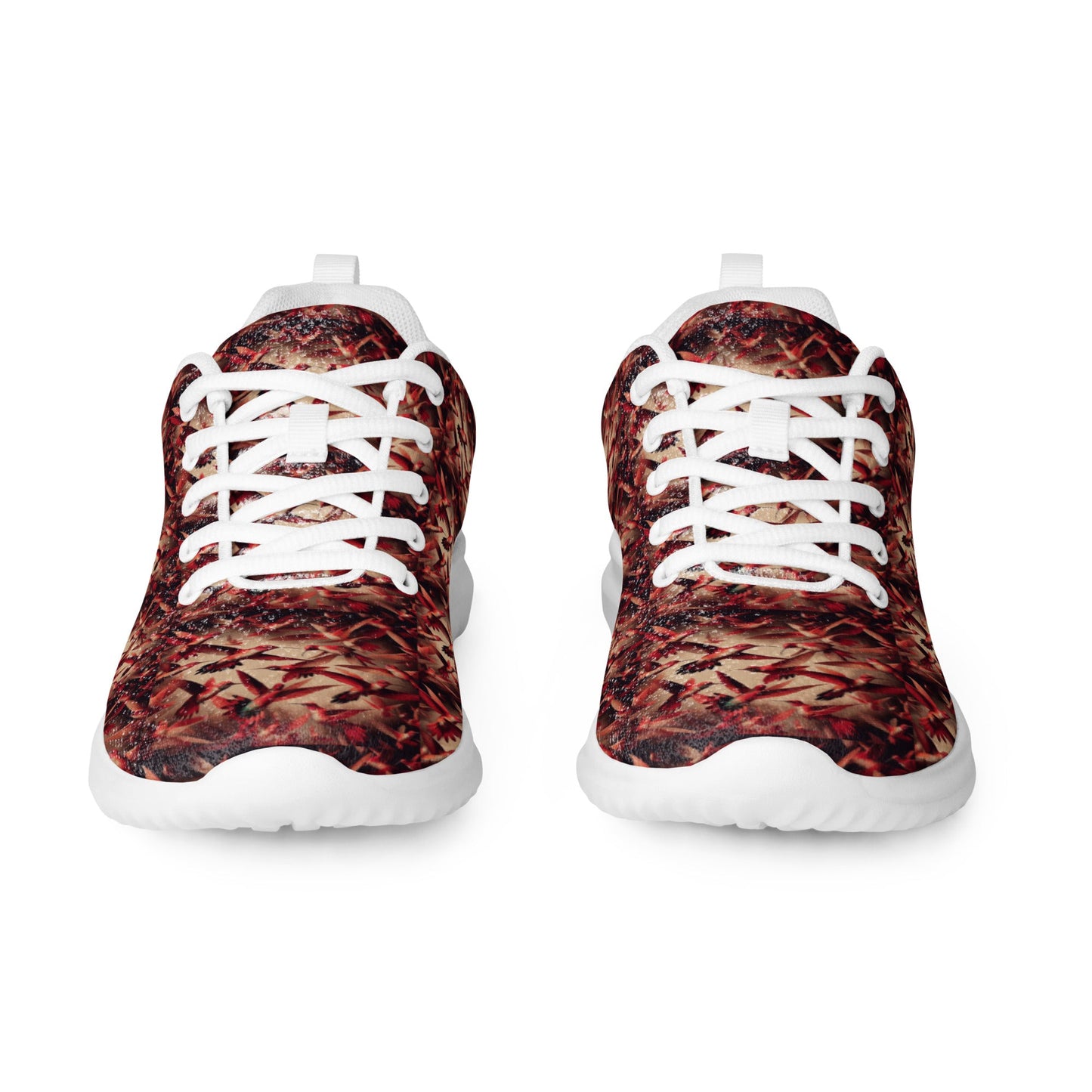 Red Hummingbirds Men’s athletic shoes by Gregg Acini Adoree Designs - Gregg Acini Adoree Designs - Shoes