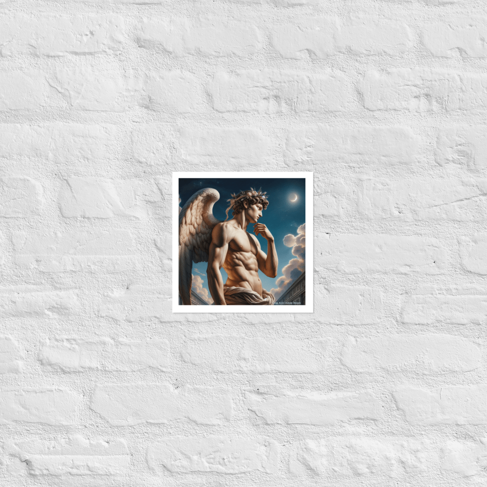 Sculpted Angel Photo paper poster - Gregg Acini Adoree Designs - Art