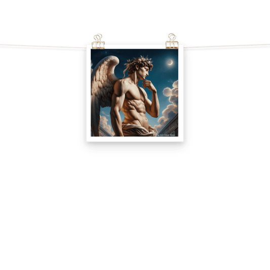 Sculpted Angel Photo paper poster - Gregg Acini Adoree Designs - Art