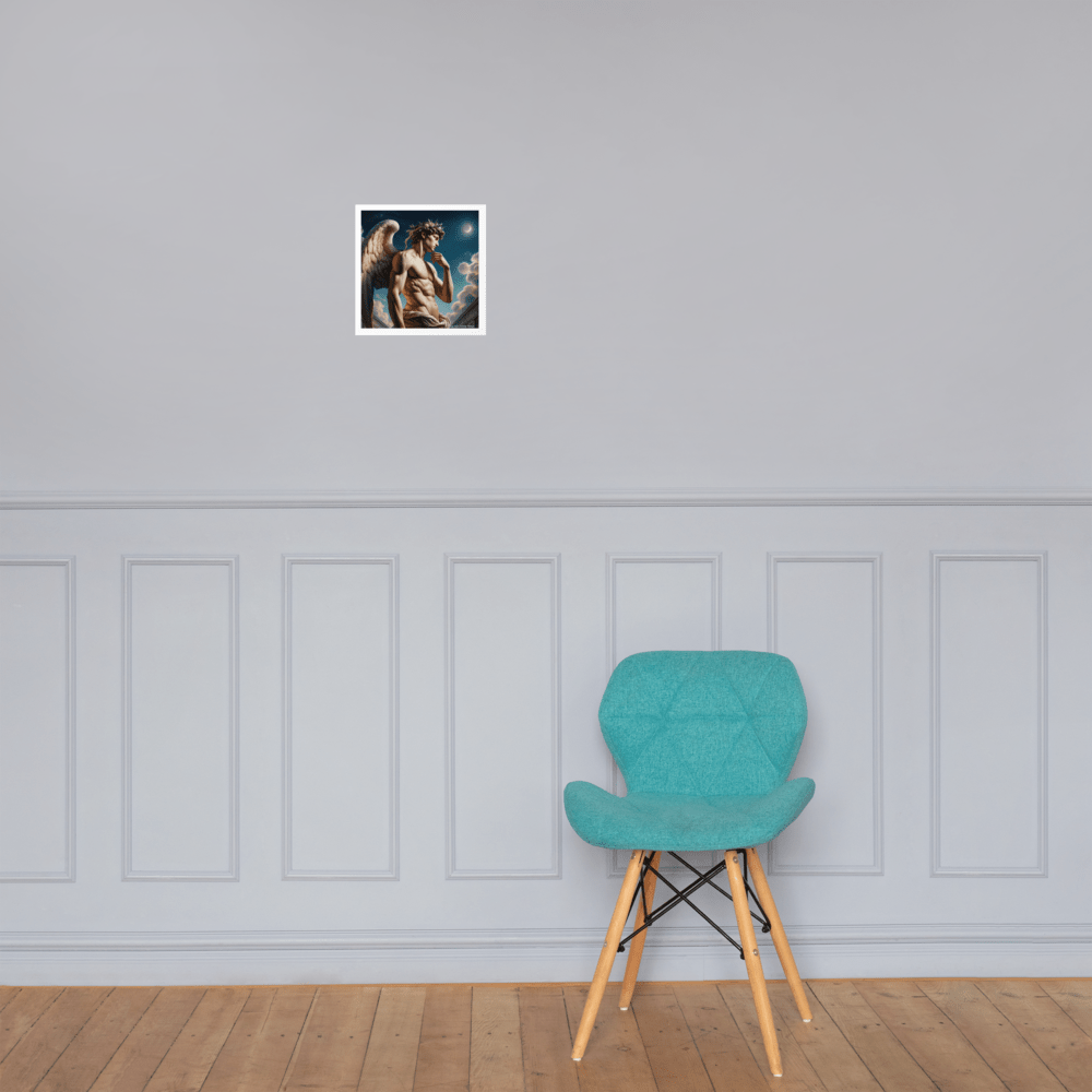 Sculpted Angel Photo paper poster - Gregg Acini Adoree Designs - Art
