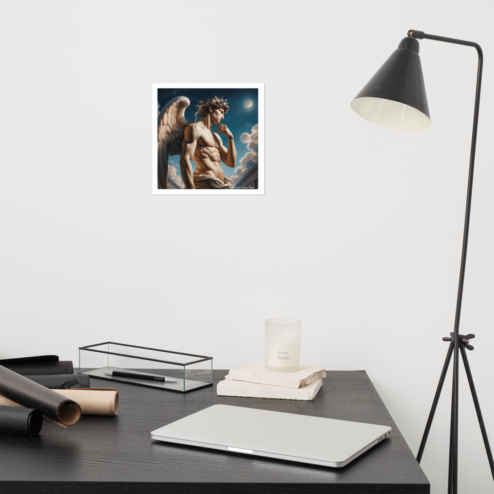Sculpted Angel Photo paper poster - Gregg Acini Adoree Designs - Art