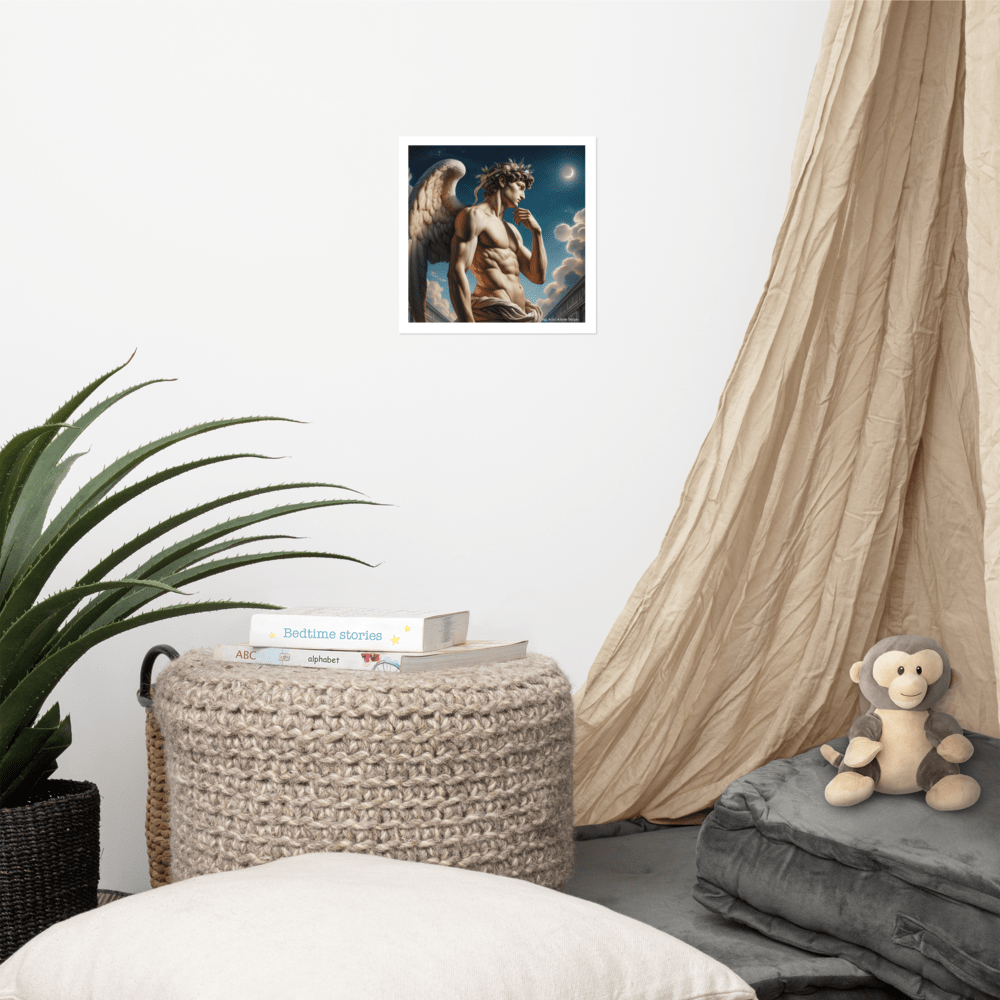Sculpted Angel Photo paper poster - Gregg Acini Adoree Designs - Art