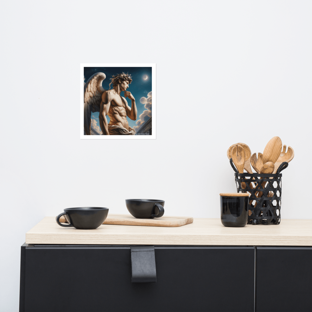 Sculpted Angel Photo paper poster - Gregg Acini Adoree Designs - Art