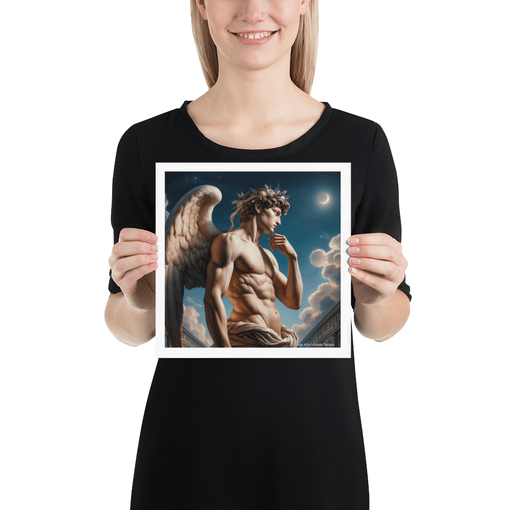 Sculpted Angel Photo paper poster - Gregg Acini Adoree Designs - Art