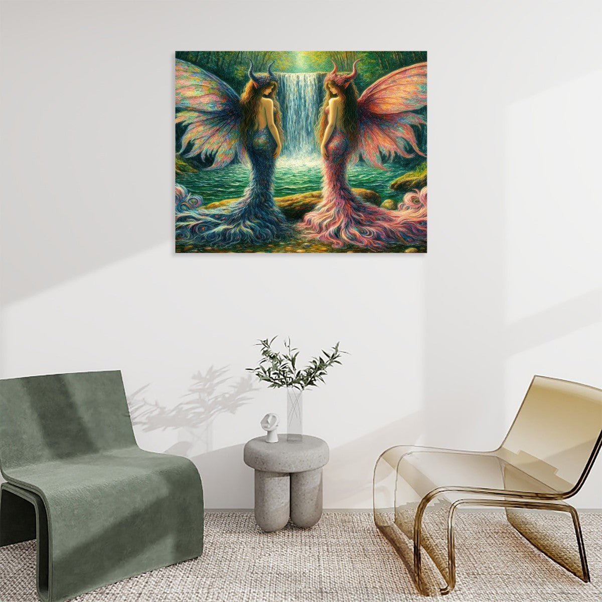 Sisters Frameless Paint by Numbers Kit for Adults (Horizontal) - Gregg Acini Adoree Designs - Paint by Numbers