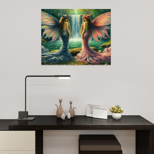 Sisters Frameless Paint by Numbers Kit for Adults (Horizontal) - Gregg Acini Adoree Designs - Paint by Numbers