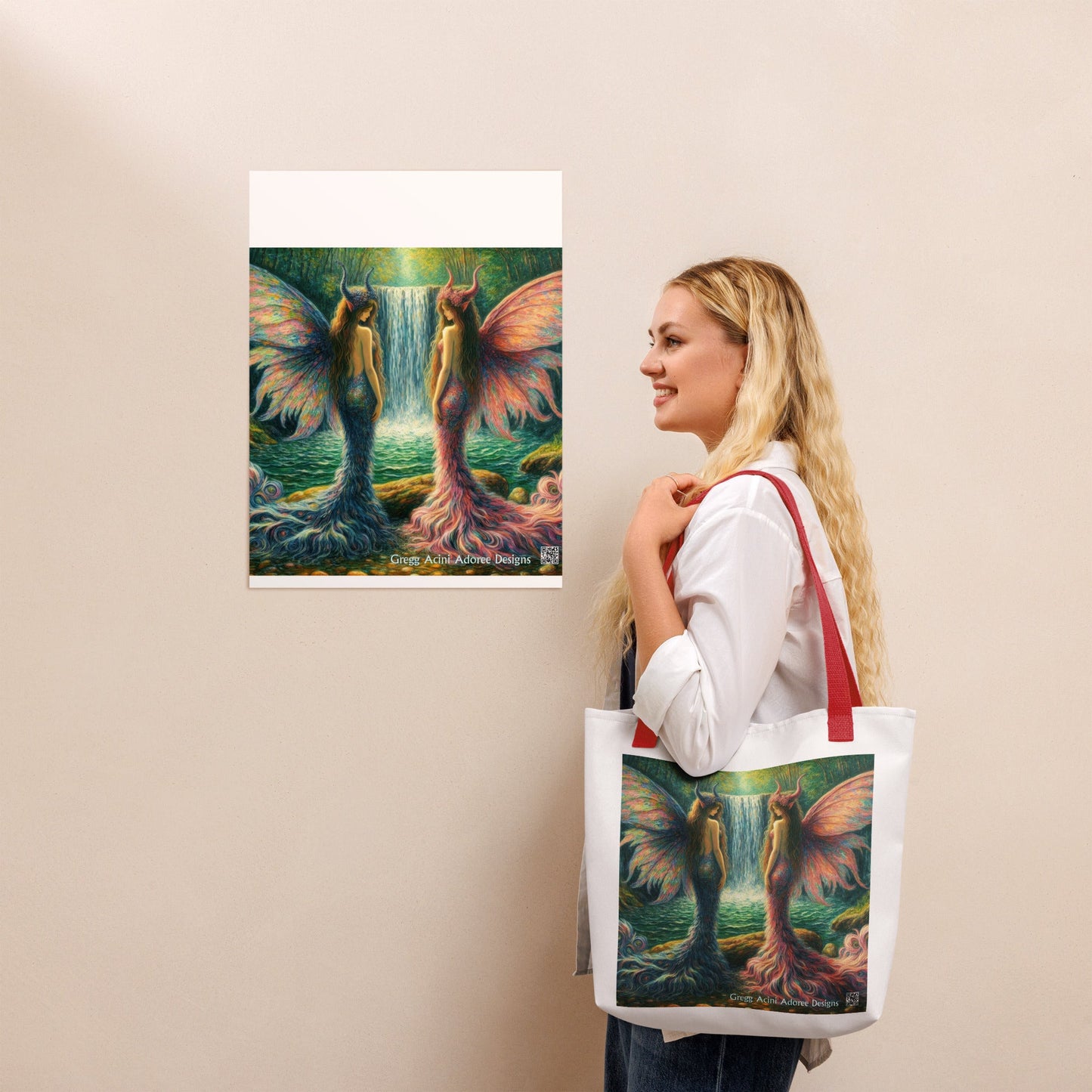 Sisters Tote bag by Gregg Acini Adoree Designs - Gregg Acini Adoree Designs - Tote Bag