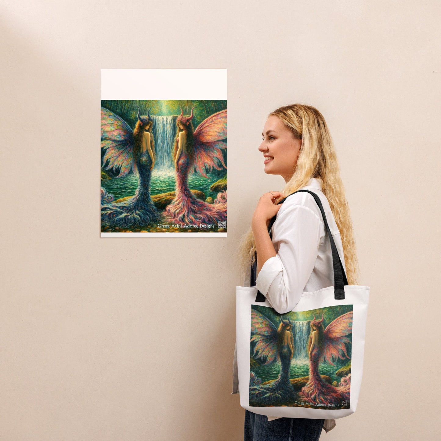 Sisters Tote bag by Gregg Acini Adoree Designs - Gregg Acini Adoree Designs - Tote Bag
