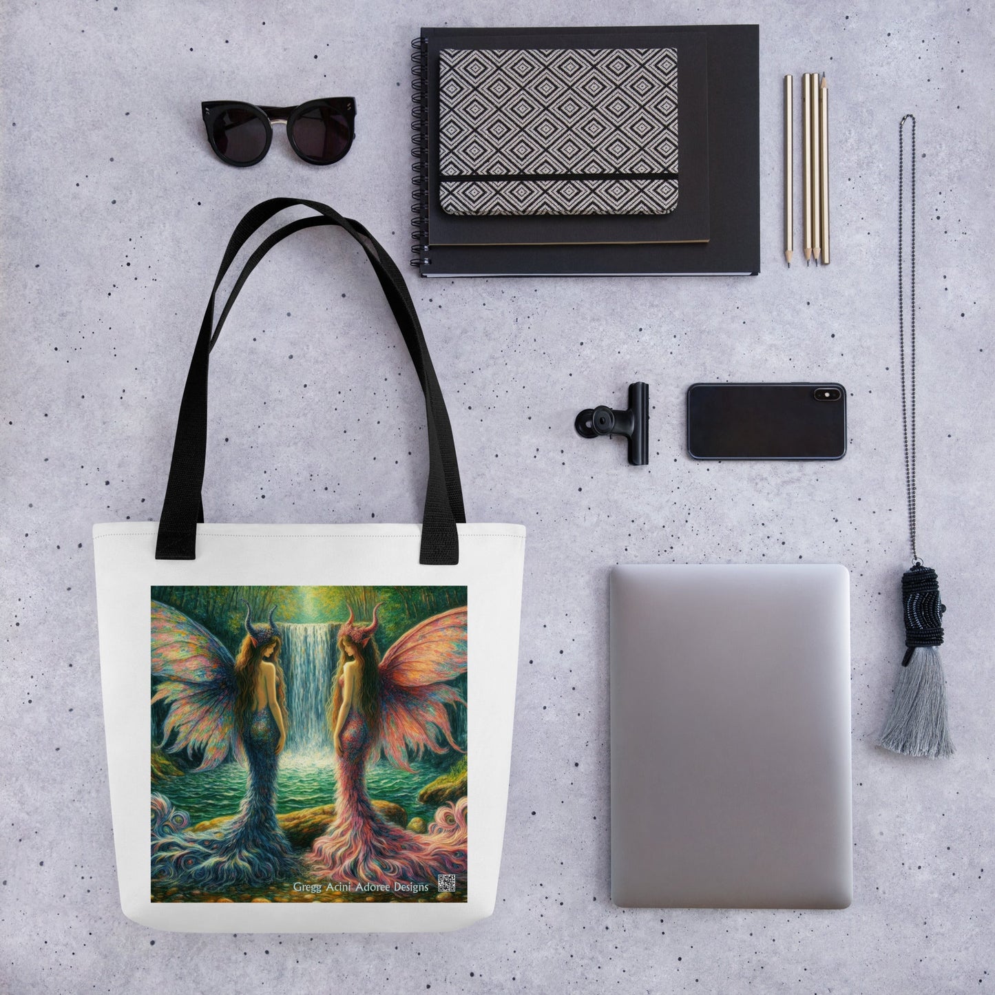 Sisters Tote bag by Gregg Acini Adoree Designs - Gregg Acini Adoree Designs - Tote Bag