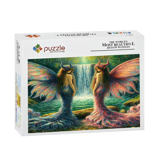 Sisters Wooden Jigsaw Puzzles 500 pcs - Gregg Acini Adoree Designs - Jigsaw Puzzle