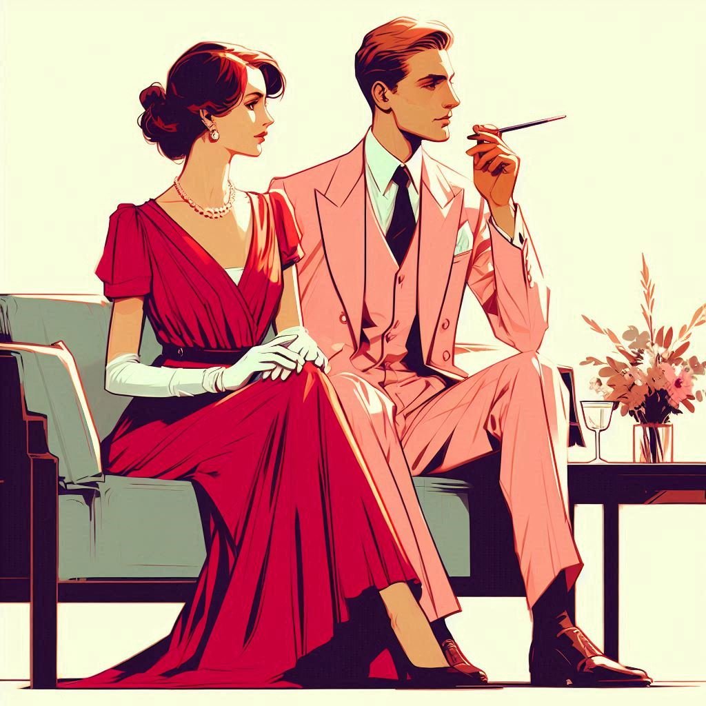 Study of Ladies in a Cafe - Gregg Acini Adoree Designs -