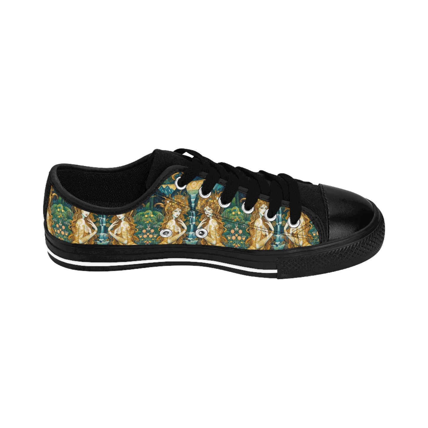 Stylish Men's Sneakers with Water Nymphs Design by Gregg Acini Adoree Designs - Gregg Acini Adoree Designs - Shoes