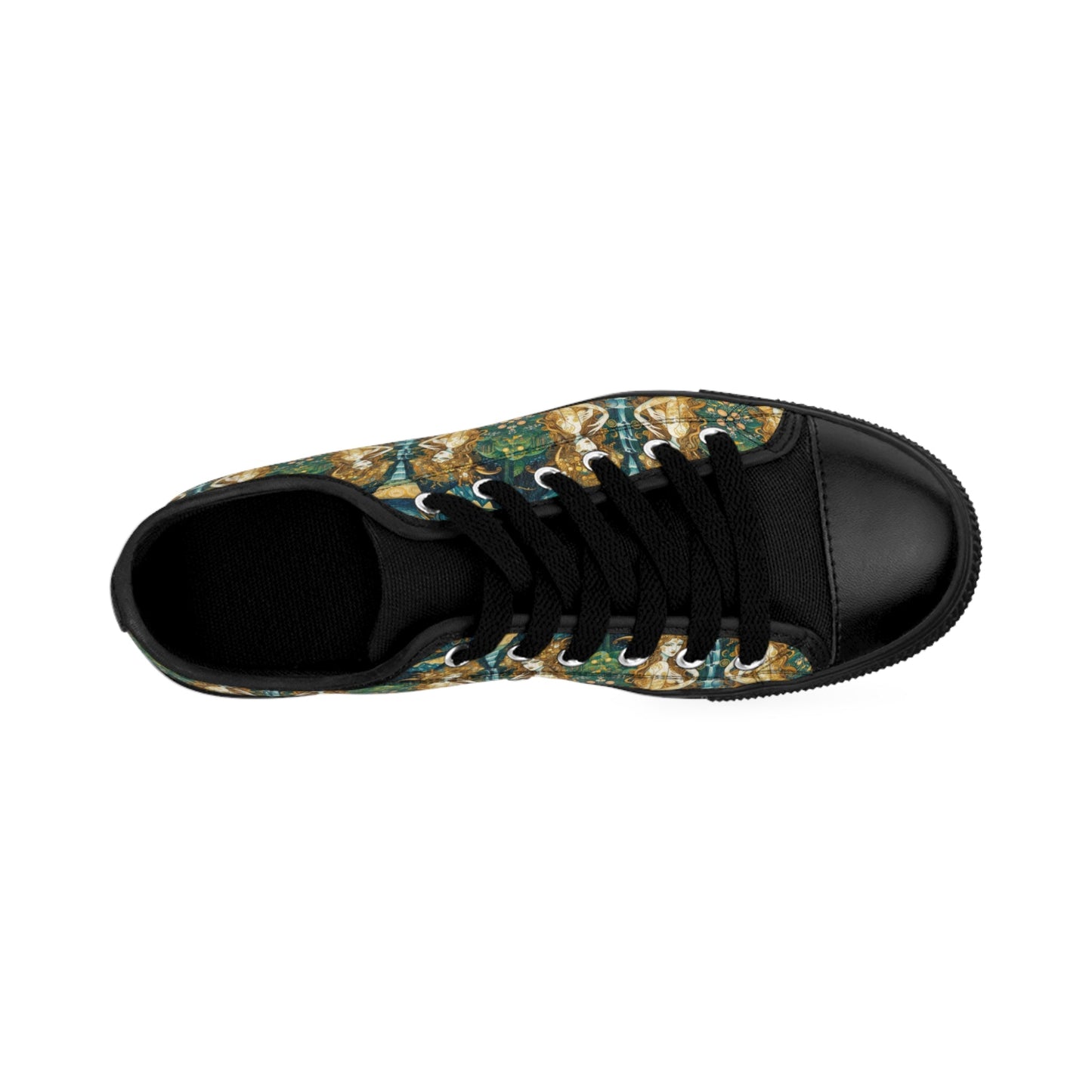 Stylish Men's Sneakers with Water Nymphs Design by Gregg Acini Adoree Designs - Gregg Acini Adoree Designs - Shoes