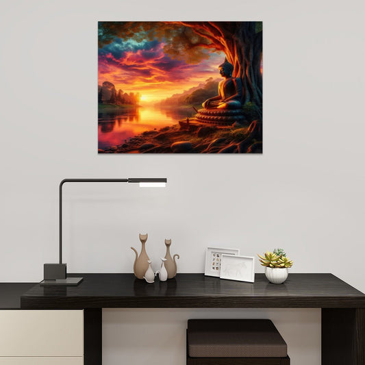 Tranquility Frameless Paint by Numbers Kit for Adults (Horizontal) - Gregg Acini Adoree Designs - Paint by Numbers