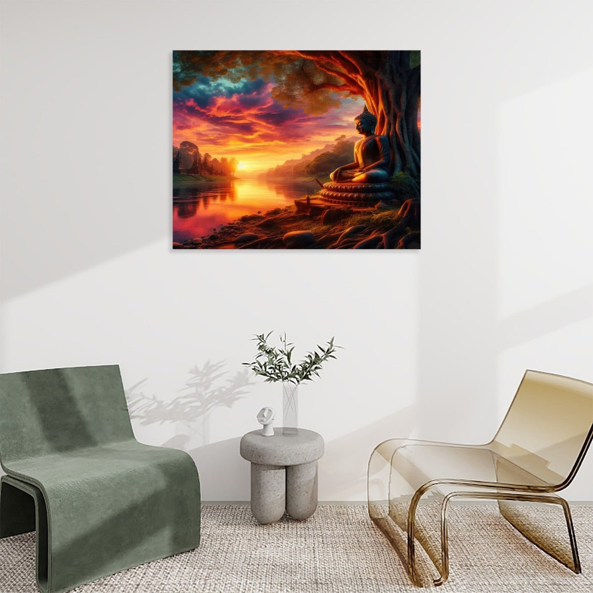 Tranquility Frameless Paint by Numbers Kit for Adults (Horizontal) - Gregg Acini Adoree Designs - Paint by Numbers