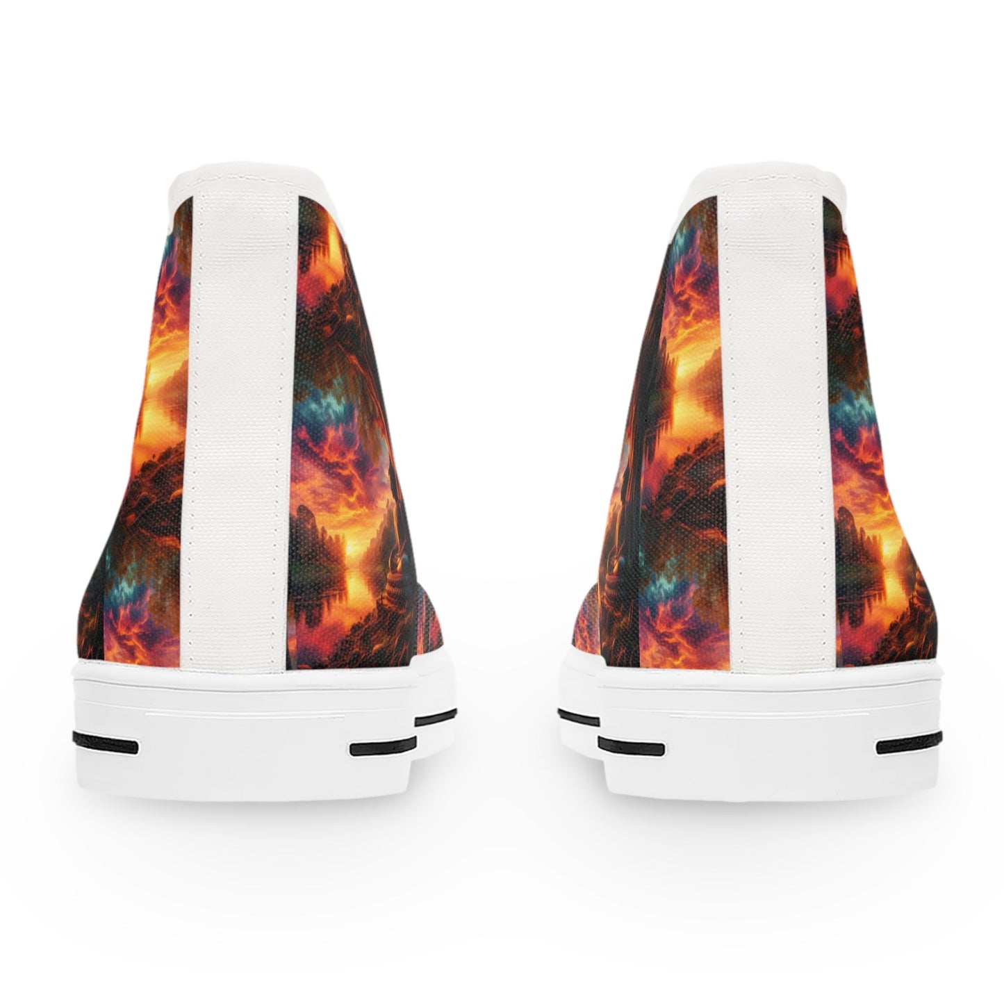 Tranquility High Top Sneakers for Women's Sizes - Gregg Acini Adoree Designs - Shoes