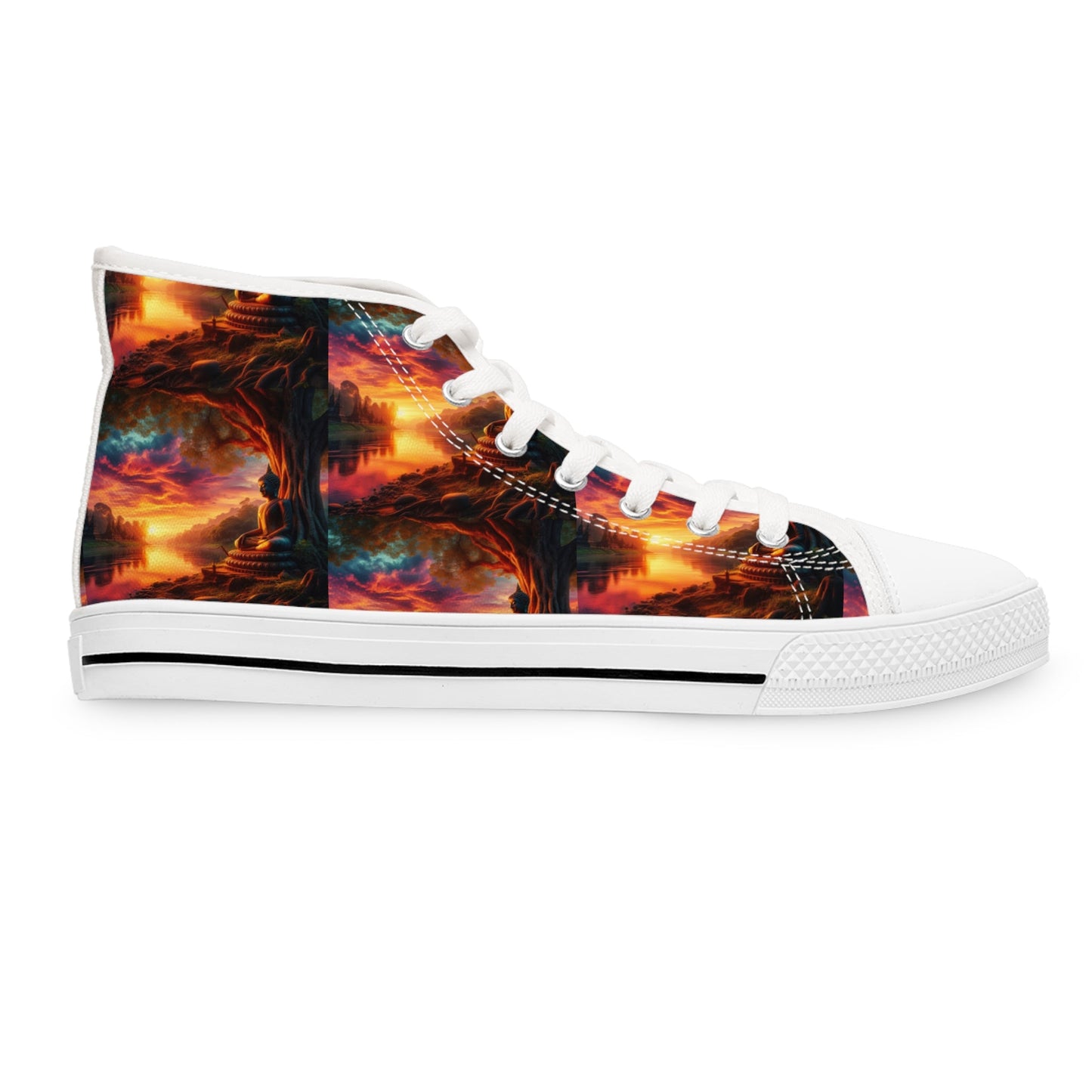 Tranquility High Top Sneakers for Women's Sizes - Gregg Acini Adoree Designs - Shoes