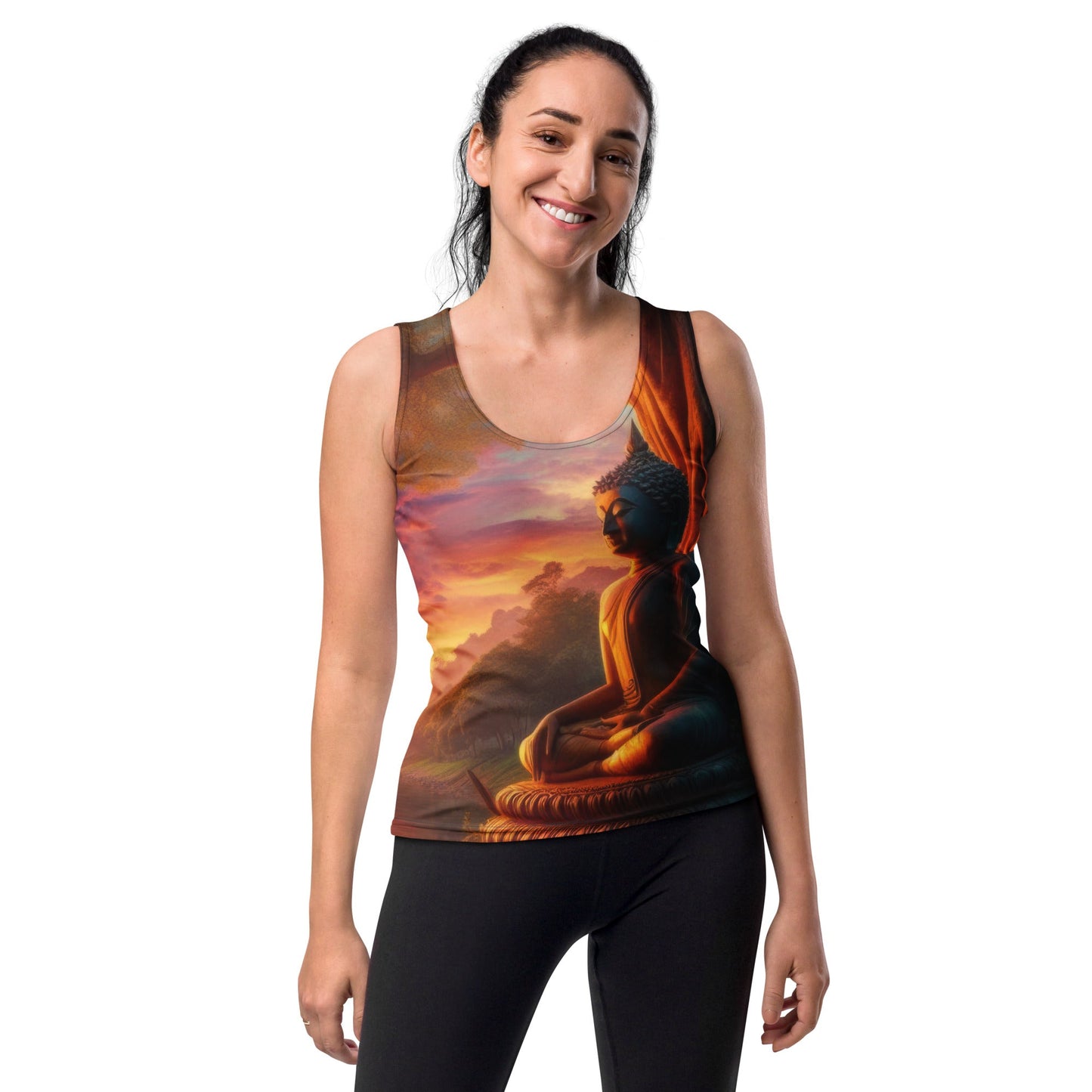 Tranquility Sublimation Cut & Sew Tank Top - Gregg Acini Adoree Designs - Tank Top
