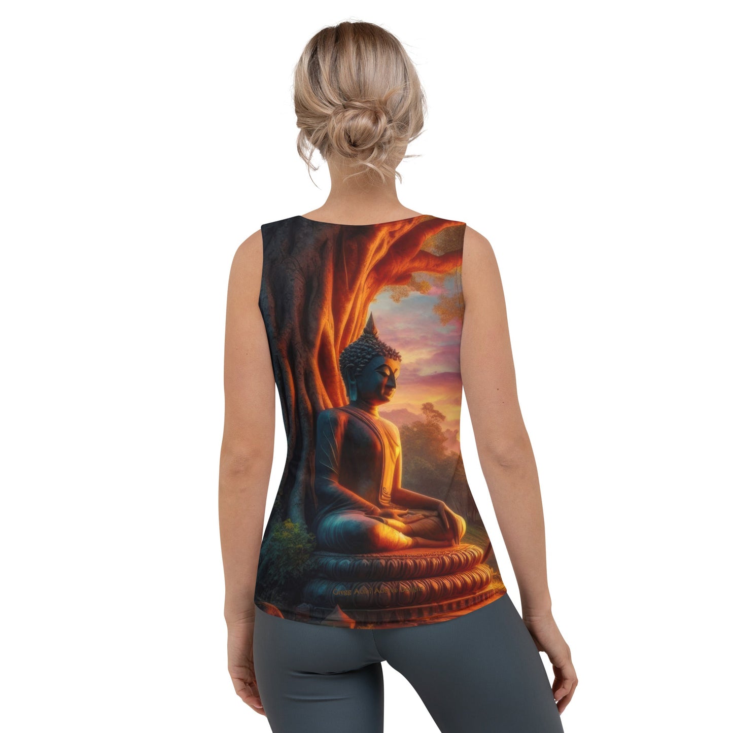 Tranquility Sublimation Cut & Sew Tank Top - Gregg Acini Adoree Designs - Tank Top