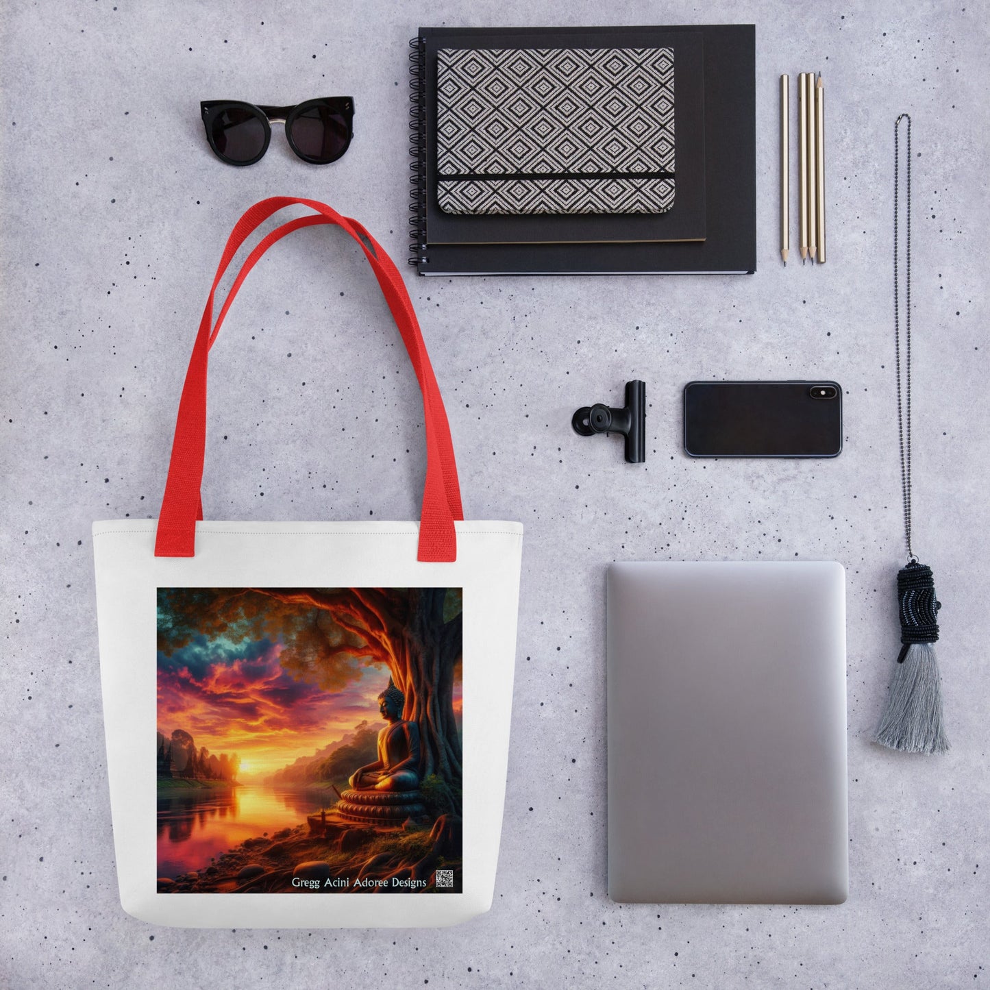 Tranquility Tote bag by Gregg Acini Adoree Designs - Gregg Acini Adoree Designs - Tote Bag